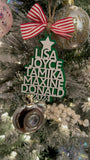Personalized Ornament with backing