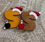 Initial Christmas Ornament