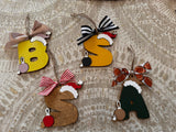 Initial Christmas Ornament