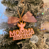 Personalized Ornament with backing
