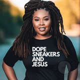 Dope Sneakers and Jesus Tee