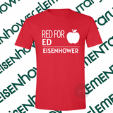 ** Custom Order**  Eisenhower Elementary Red for Ed shirt