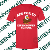 ** Custom Order**  Eisenhower Elementary Red for Ed shirt