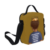 Black Boy Joy Crossbody Lunch Bag(Olive)