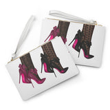 Life is better with High Heels Clutch Bag