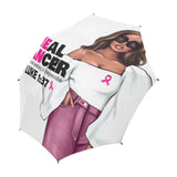 Heal Cancer Umbrella Semi-Automatic Foldable Umbrella