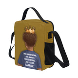 Black Boy Joy Crossbody Lunch Bag(Olive)