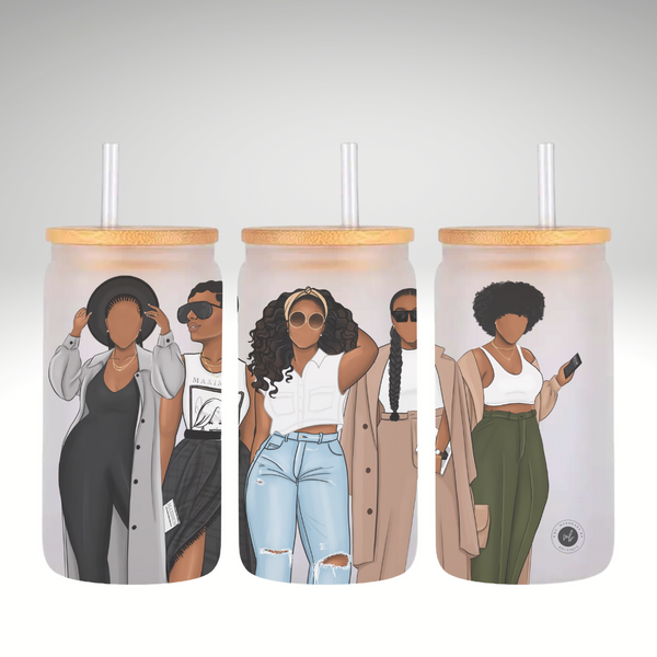 Every Shade Slays Glass Tumbler