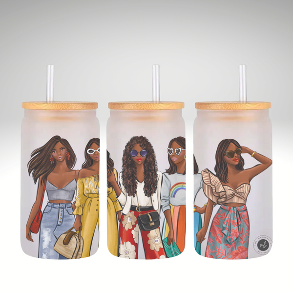 Unapologetically Dope Glass Tumbler