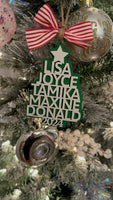 Personalized Ornament with backing