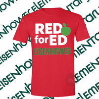 ** Custom Order**  Eisenhower Elementary Red for Ed shirt