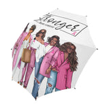 Stronger Than Cancer Umbrella Semi-Automatic Foldable Umbrella