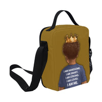 Black Boy Joy Crossbody Lunch Bag(Olive)