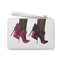 Life is better with High Heels Clutch Bag