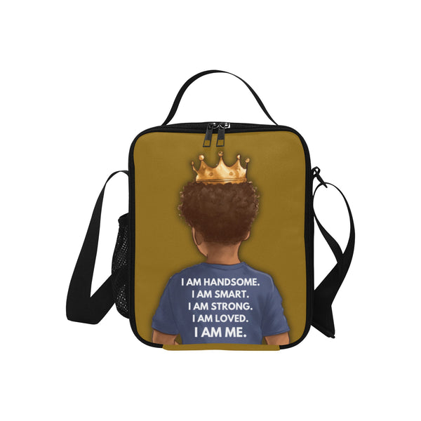 Black Boy Joy Crossbody Lunch Bag(Olive)