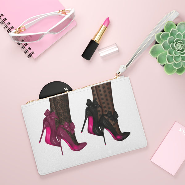 Life is better with High Heels Clutch Bag