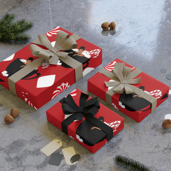 Peppermint Sweets Gift Wrapping Paper Rolls