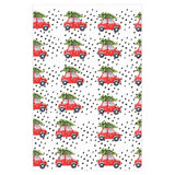 Christmas Cars Wrapping Paper