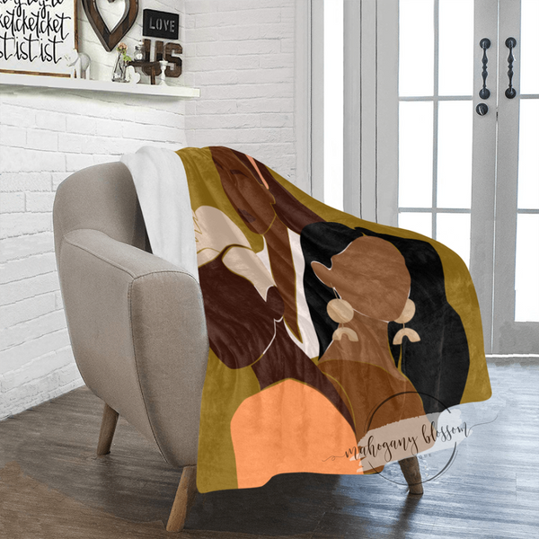Queenz throw blanket