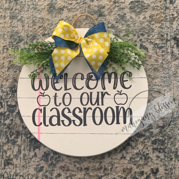 18in Teacher Door Hanger