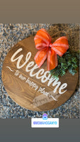 Happy Place Door Hanger